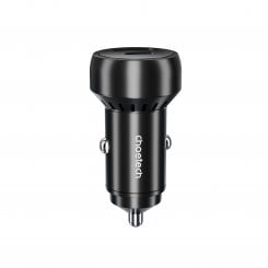 Автомобільний зарядний пристрій Choetech USB + USB Type-C 60W (TC0014-BK) Black