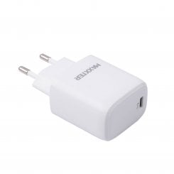 Мережевий зарядний пристрій Maxxter USB Type-C 20W + Cable USB Type-C to Lightning (WC-PD-CtL-01) White