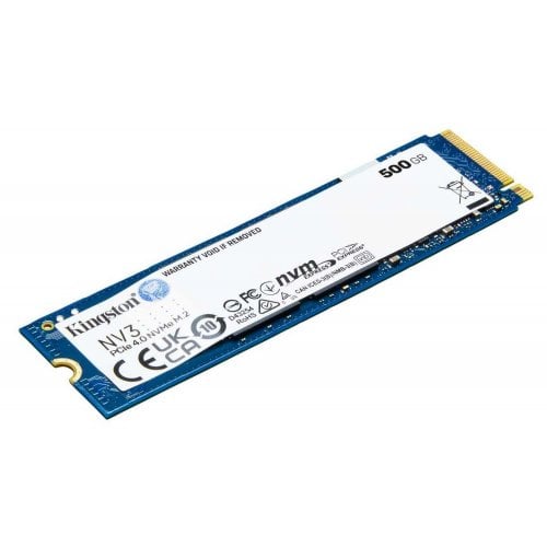Уцінка ssd-диск Kingston NV3 3D NAND 500GB M.2 (2280 PCI-E) NVMe x4 (SNV3S/500G) (Сліди використання, 916351) купити в Україні | Telemart фото