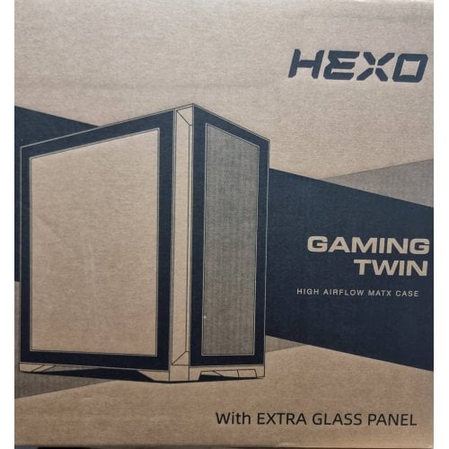 Уценка корпус HEXO Gaming DUO без БП Black (Повреждена упаковка, 916354) купить в Украине | Telemart фото