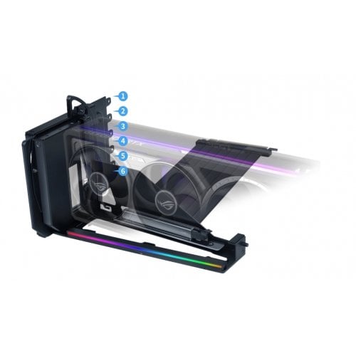 Держатель для видеокарты Lian Li Vertical GPU Bracket Kit PCIe5.0 (G89.VG4-5-V4W.00) White купить в Украине | Telemart фото