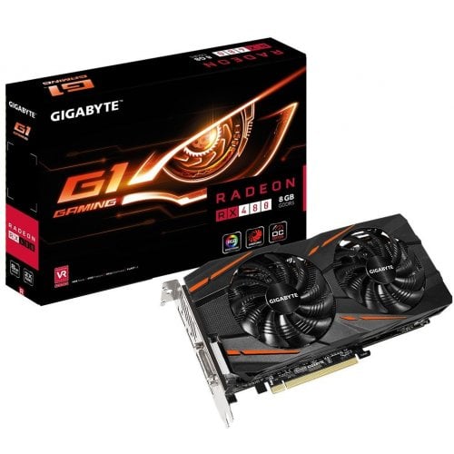 Відеокарта Gigabyte Radeon RX 480 G1 GAMING 8192MB (GV-RX480G1 GAMING-8GD) (Відновлено продавцем, 916364) купити в Україні | Telemart фото