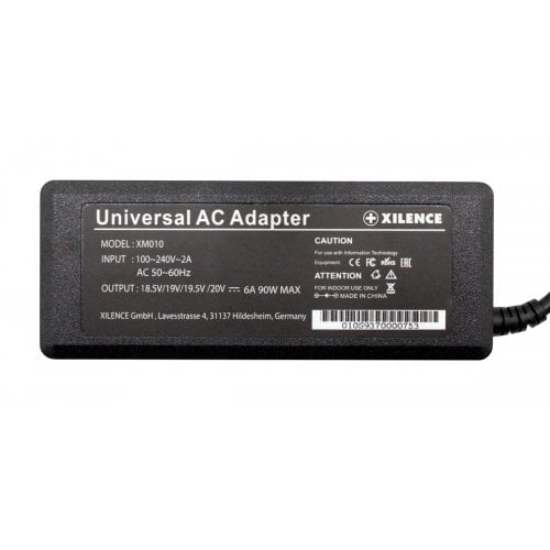 Зарядний пристрій для ноутбука Xilence XM010 Mini Universal 90W (SPS-XP-LP90.XM010) Black купити в Україні | Telemart фото