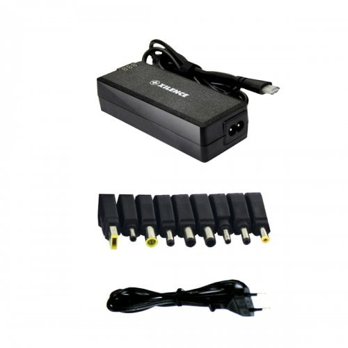Зарядний пристрій для ноутбука Xilence XM010 Mini Universal 90W (SPS-XP-LP90.XM010) Black купити в Україні | Telemart фото