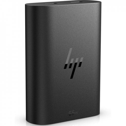Адаптер питания HP GaN 65W 2 x USB Type-C Adapter (600Q7AA) Black купить в Украине | Telemart фото