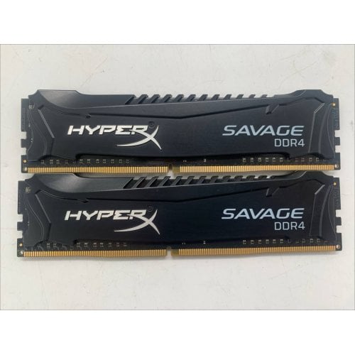 Озу Kingston DDR4 8GB (2x4GB) 3000Mhz Savage Black (HX430C15SBK2/8) (Восстановлено продавцом, 916371) купить в Украине | Telemart фото