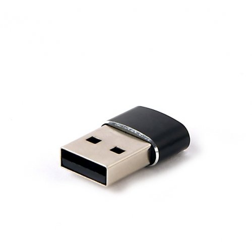 Перехідник Cablexpert USB 2.0 to USB Type-C Adapter (A-USB2-AMCF-02) Black купити в Україні | Telemart фото