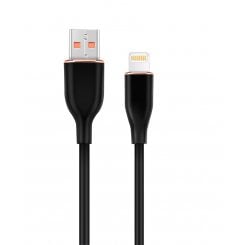 Кабель Cablexpert USB 2.0 to Lightning 2.1A 1.5m (CC-USB2S-AM8PM-1.5M-BK) Black