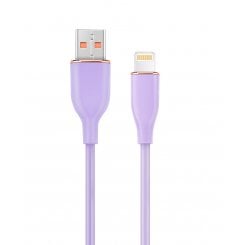 Кабель Cablexpert USB 2.0 to Lightning 2.1A 1.5m (CC-USB2S-AM8PM-1.5M-P) Purple