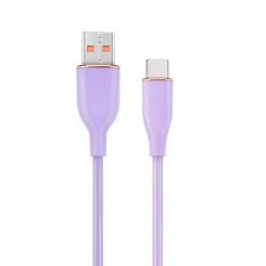 Кабель Cablexpert USB 2.0 to USB Type-C 2.1A 1.5m (CC-USB2S-AMCM-1.5M-P) Purple
