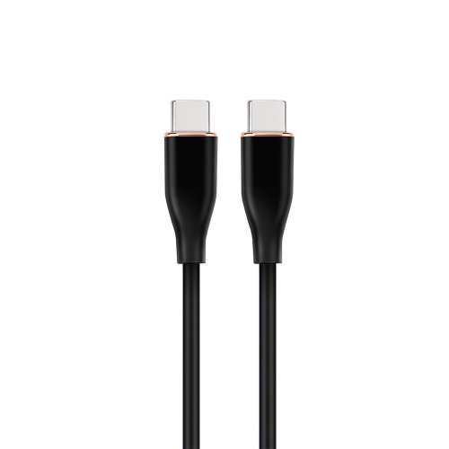 Кабель Cablexpert USB 2.0 Type-C to USB Type-C 60W 1.5m (CC-USB2S-CMCM-1.5M-BK) Black купити в Україні | Telemart фото