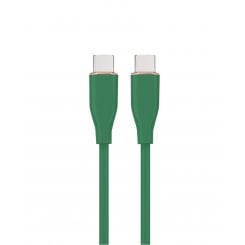 Кабель Cablexpert USB 2.0 Type-C to USB Type-C 60W 1.5m (CC-USB2S-CMCM-1.5M-G) Green