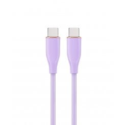 Кабель Cablexpert USB 2.0 Type-C to USB Type-C 60W 1.5m (CC-USB2S-CMCM-1.5M-P) Purple