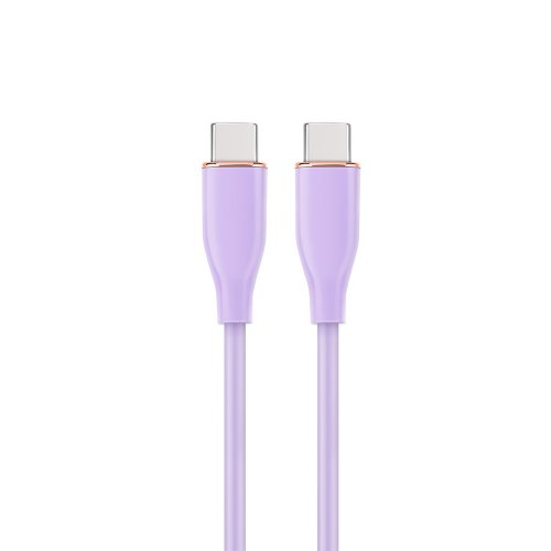 Кабель Cablexpert USB 2.0 Type-C to USB Type-C 60W 1.5m (CC-USB2S-CMCM-1.5M-P) Purple купити в Україні | Telemart фото