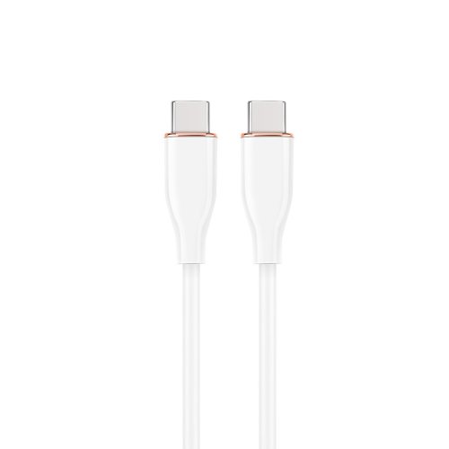 Кабель Cablexpert USB 2.0 Type-C to USB Type-C 60W 1.5m (CC-USB2S-CMCM-1.5M-W) White купити в Україні | Telemart фото