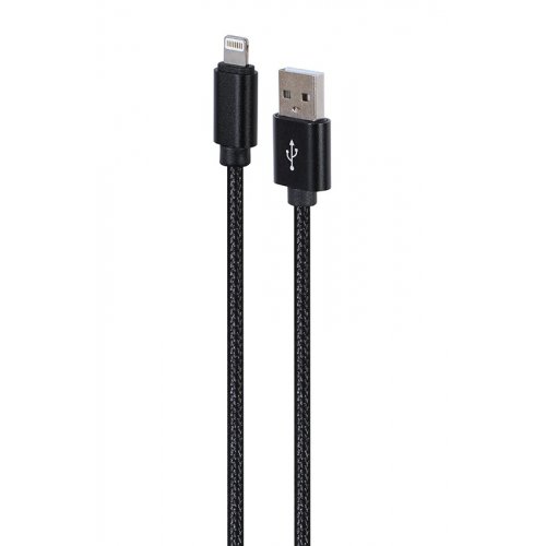 Кабель Cablexpert USB 2.0 to Lightning 2.1A 1.8m (CCDB-mUSB2B-AMLM-6) Black купити в Україні | Telemart фото
