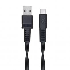 Кабель Rivacase PS6002 USB to USB Type-C 1.2m (PS6002 BK12) Black