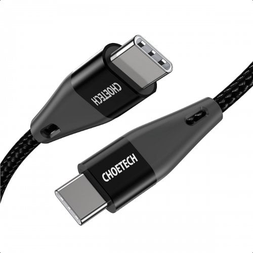 Кабель Choetech USB 2.0 Type-C to USB Type-C 100W 1m (XCC-1008) Black купити в Україні | Telemart фото