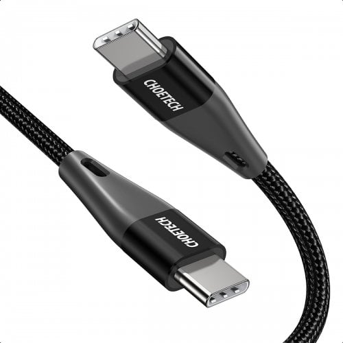 Кабель Choetech USB 2.0 Type-C to USB Type-C 100W 1m (XCC-1008) Black купити в Україні | Telemart фото