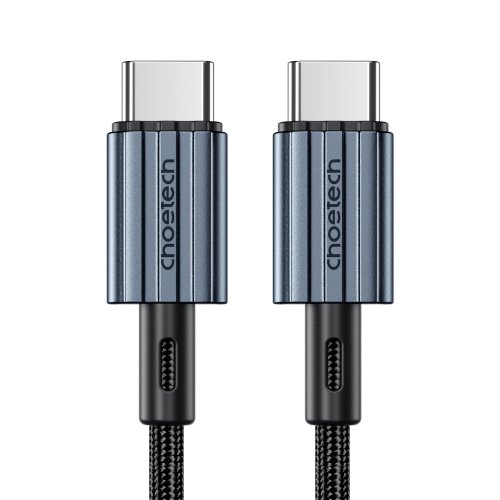Кабель Choetech USB 2.0 Type-C to USB Type-C 60W 1.2m (XCC-1014-BK) Black купити в Україні | Telemart фото