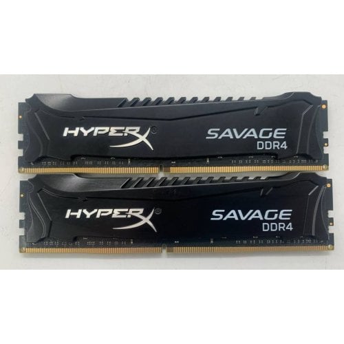 Озу Kingston DDR4 16GB (2x8GB) 3000Mhz HyperX Savage Black (HX430C15SB2K2/16) (Восстановлено продавцом, 916411) купить в Украине | Telemart фото