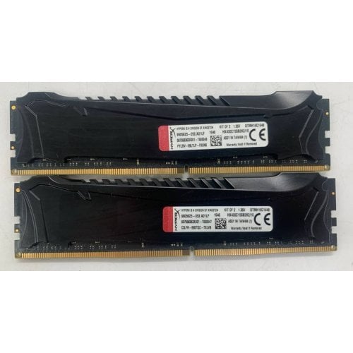 Озу Kingston DDR4 16GB (2x8GB) 3000Mhz HyperX Savage Black (HX430C15SB2K2/16) (Восстановлено продавцом, 916411) купить в Украине | Telemart фото