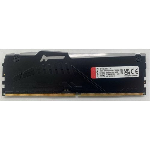 Озп Kingston DDR5 16GB 4800MHz FURY Beast RGB Black (KF548C38BBA-16) (Відновлено продавцем, 916414) купити в Україні | Telemart фото