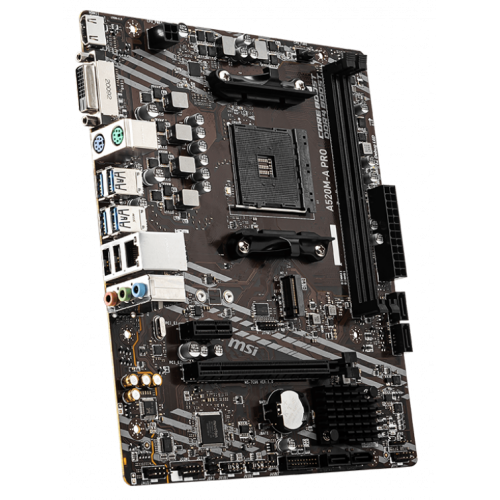 Уцінка материнська плата MSI A520M-A PRO (sAM4, AMD A520) (Розкрита упаковка, 916427) купити в Україні | Telemart фото