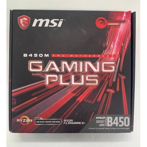 Материнская плата MSI B450M GAMING PLUS (sAM4, AMD B450) (Восстановлено продавцом, 916429) купить в Украине | Telemart фото