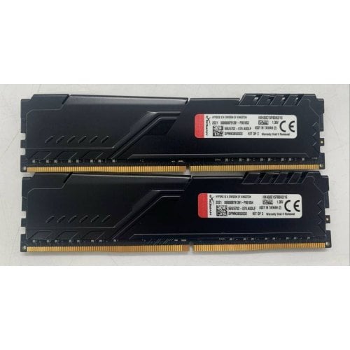 Озу HyperX DDR4 16GB (2x8GB) 3000Mhz FURY Black (HX430C15FB3K2/16) (Восстановлено продавцом, 916431) купить в Украине | Telemart фото