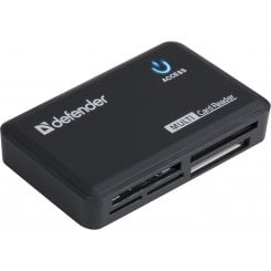 Кардридер Defender Optimus Cardreader USB 2.0 6 in 1 (83501) Black
