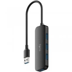 USB-хаб Cudy UH40A USB 3.0 4 in 1 Black