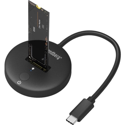 Док-станція Sandberg Docking Station for M.2 SSD USB Type-C (136-47) Black купити в Україні | Telemart фото