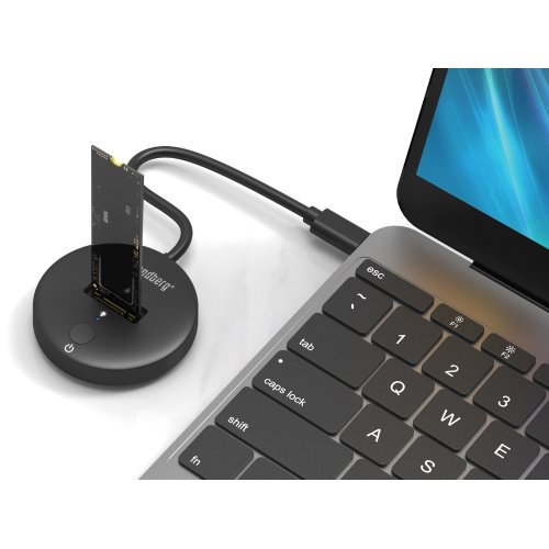 Док-станція Sandberg Docking Station for M.2 SSD USB Type-C (136-47) Black купити в Україні | Telemart фото