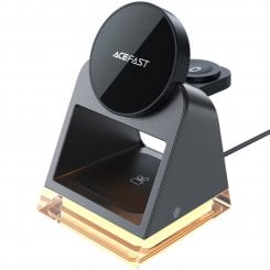 Бездротовий зарядний пристрій Acefast E17 3 in 1 Wireless 15W (6974316282815) Gray