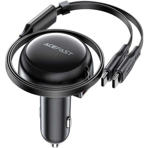 Автомобільний зарядний пристрій Acefast B13 USB + 2 x USB Type-C 53W (6974316282921) Black купити в Україні | Telemart фото