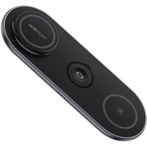 Бездротовий зарядний пристрій Acefast E19 Qi2 3 in 1 Wireless 15W (6974316283096) Black купити в Україні | Telemart фото