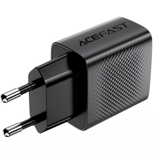 Мережевий зарядний пристрій Acefast A86 2 x USB 12W (6974316283270) Black купити в Україні | Telemart фото