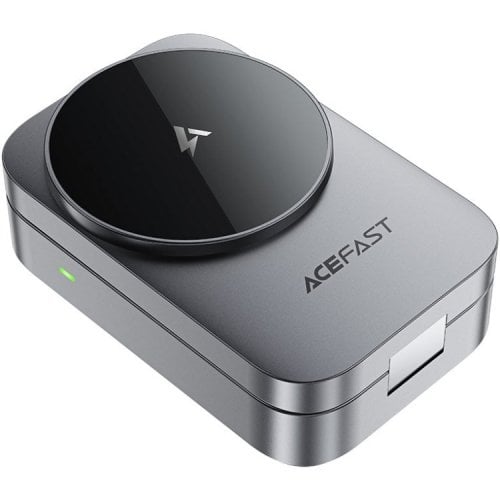 Бездротовий зарядний пристрій Acefast E22 3 in 1 Wireless 22.5W (6974316284079) Gray купити в Україні | Telemart фото