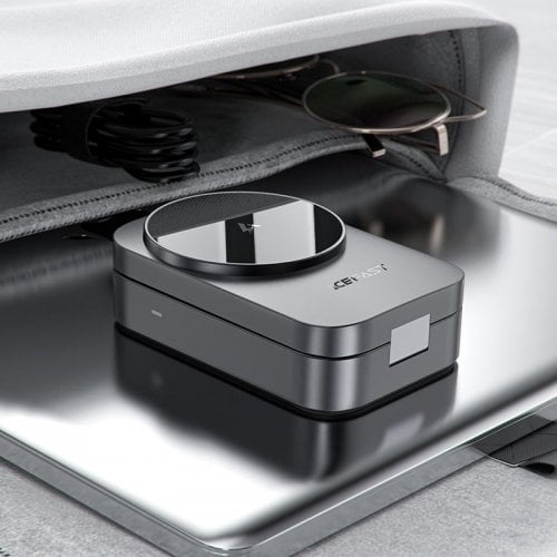 Бездротовий зарядний пристрій Acefast E22 3 in 1 Wireless 22.5W (6974316284079) Gray купити в Україні | Telemart фото