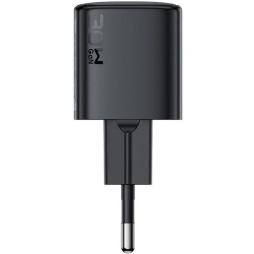 Мережевий зарядний пристрій Acefast A118 GaN USB Type-C 30W + Cable USB Type-C (6974316285175) Black купити в Україні | Telemart фото