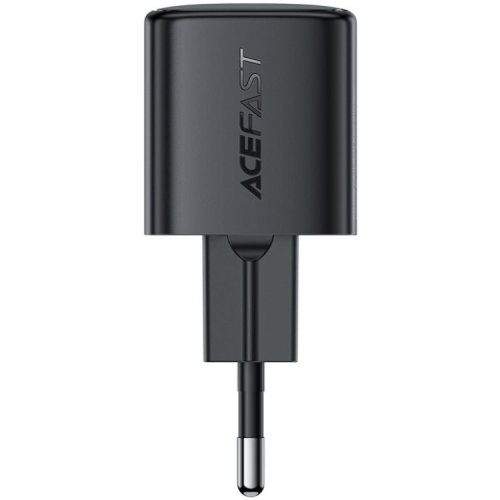 Мережевий зарядний пристрій Acefast A118 GaN USB Type-C 30W + Cable USB Type-C (6974316285175) Black купити в Україні | Telemart фото