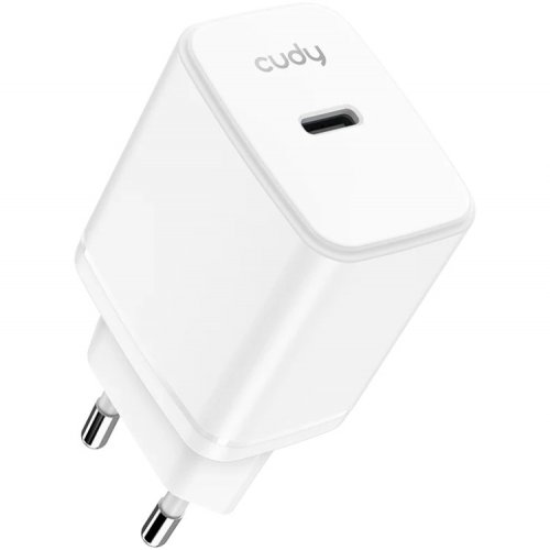 Сетевое зарядное устройство Cudy CH25 GaN USB Type-C 25W White купить в Украине | Telemart фото
