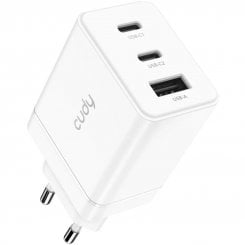Мережевий зарядний пристрій Cudy CH67 GaN USB + 2 x USB Type-C 67W White