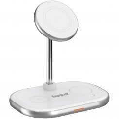 Бездротовий зарядний пристрій Energizer WCP303 3 in 1 Wireless 15W White