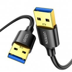 Кабель Ugreen US128 USB 3.0 AM-AM 0.5m (10369) Black