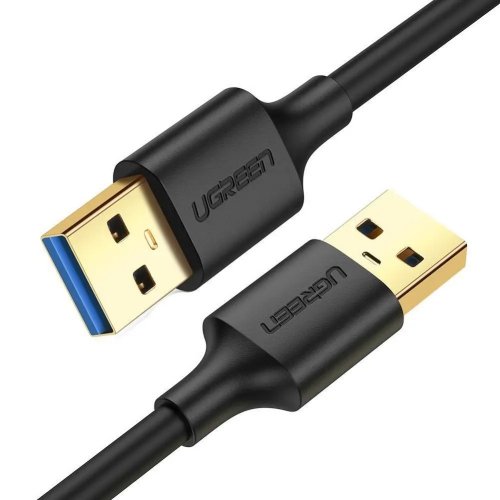 Кабель Ugreen US128 USB 3.0 AM-AM 0.5m (10369) Black купити в Україні | Telemart фото