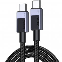 Кабель Ugreen L512 USB 2.0 Type-C to USB Type-C 100W 3m (45065) Grey