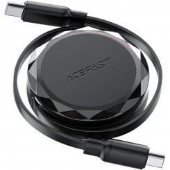 Кабель Acefast C13-03 USB Type-C to USB Type-C 60W 0.8m (6974316280132) Black