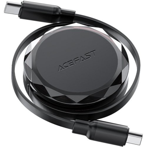 Кабель Acefast C13-03 USB Type-C to USB Type-C 60W 0.8m (6974316280132) Black купить в Украине | Telemart фото